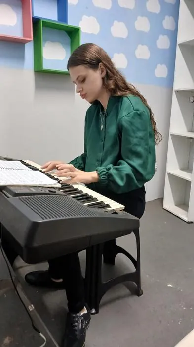 Aula de teclado na Academy Music Classes